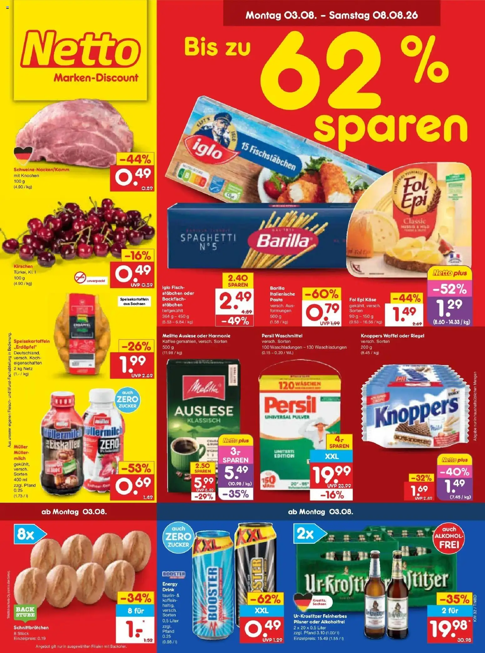 Vorschau von dem Prospekt des Geschäftes Netto Marken-Discount, gültig ab dem 03.08.2026