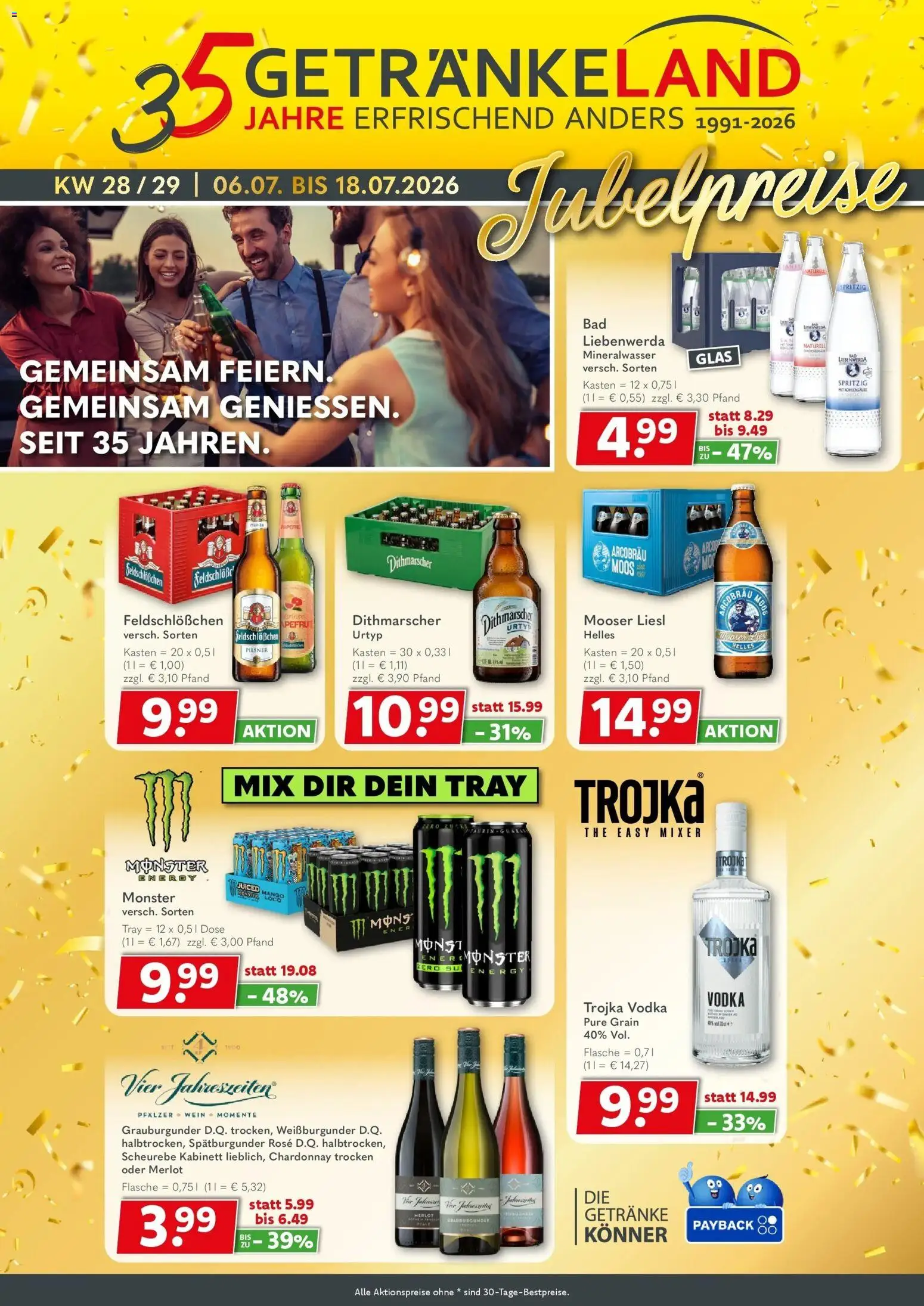 Vorschau von dem Prospekt des Geschäftes Getränkeland, gültig ab dem 06.07.2026