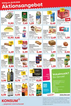 Vorschau von dem Prospekt des Geschäftes KONSUM Leipzig, gültig ab dem 21.09.2026