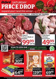 Preview of Oxford Freshmarket flyer valid from 15/08/2026