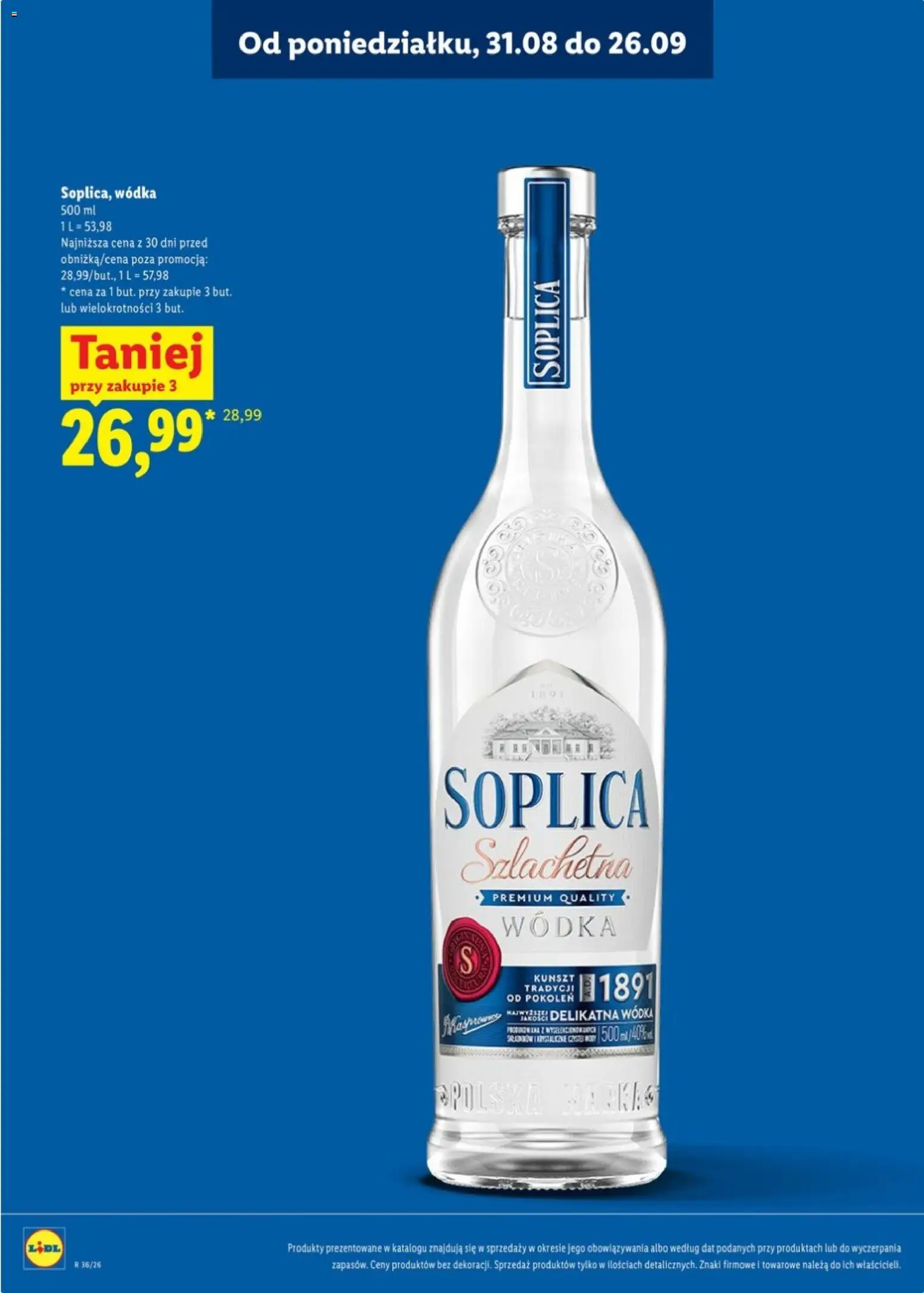 Pogląd gazetki "Lidl Katalog alkoholi mocnych" ze sklepu Lidl ważnej od 31.08.2026