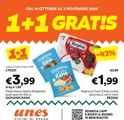 Anteprima dell'opuscolo Unes volantino dal negozio Unes valido da 19/10/2026