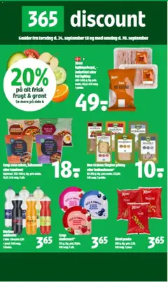 Eksempel på tilbudsavis Coop 365 - Tilbudsavis uge 39 fra butik Coop 365 gyldig fra 24/09/2026