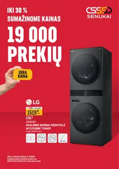 Senukai parduotuvės leidinio Senukai leidinys galiojančio nuo 2026.04.08 peržiūra