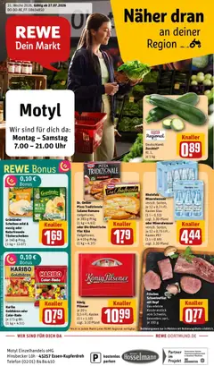 Vorschau von dem Prospekt des Geschäftes Rewe, gültig ab dem 27.07.2026