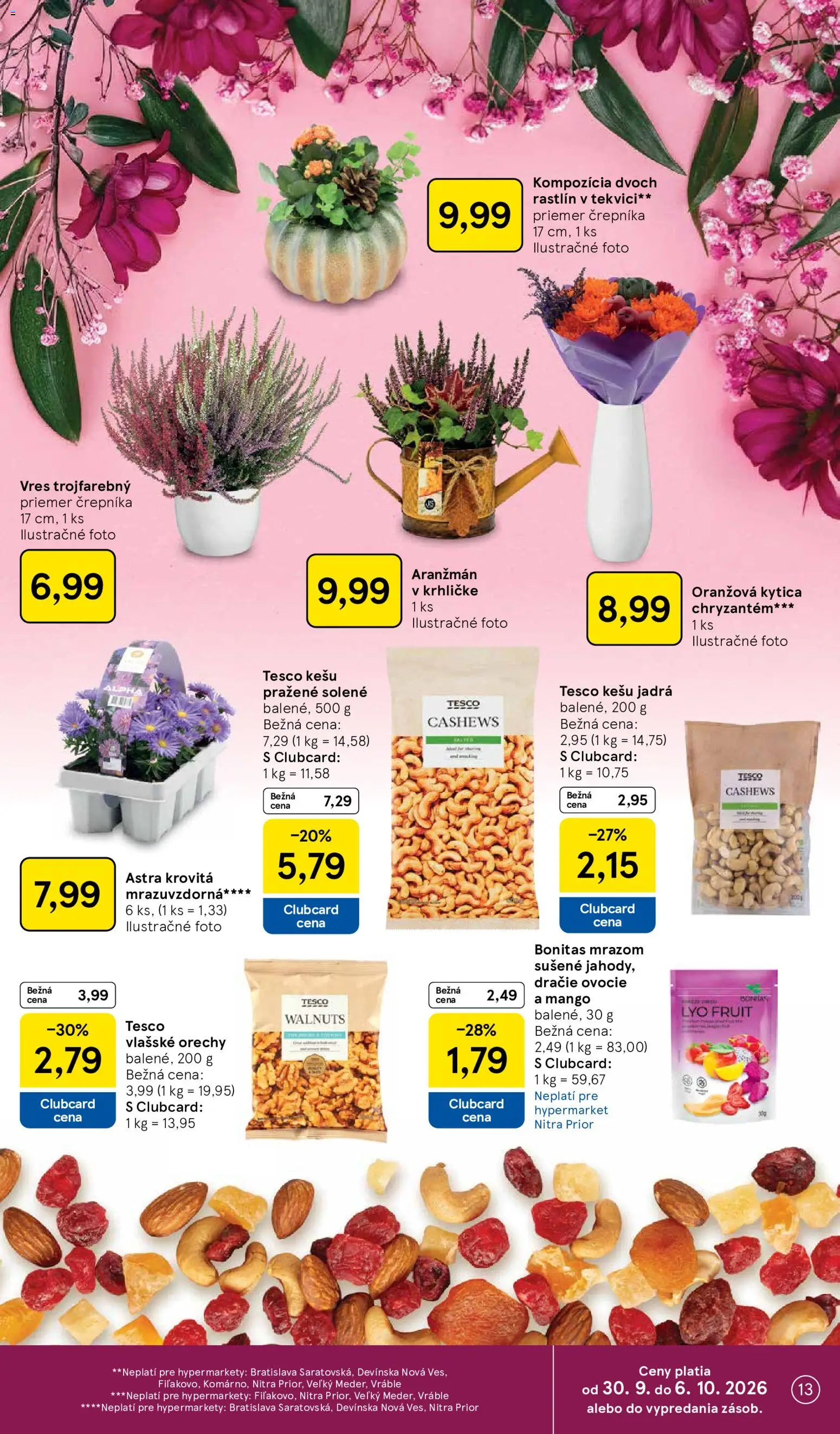 Náhľad Tesco letáku platného od 30.09.2026