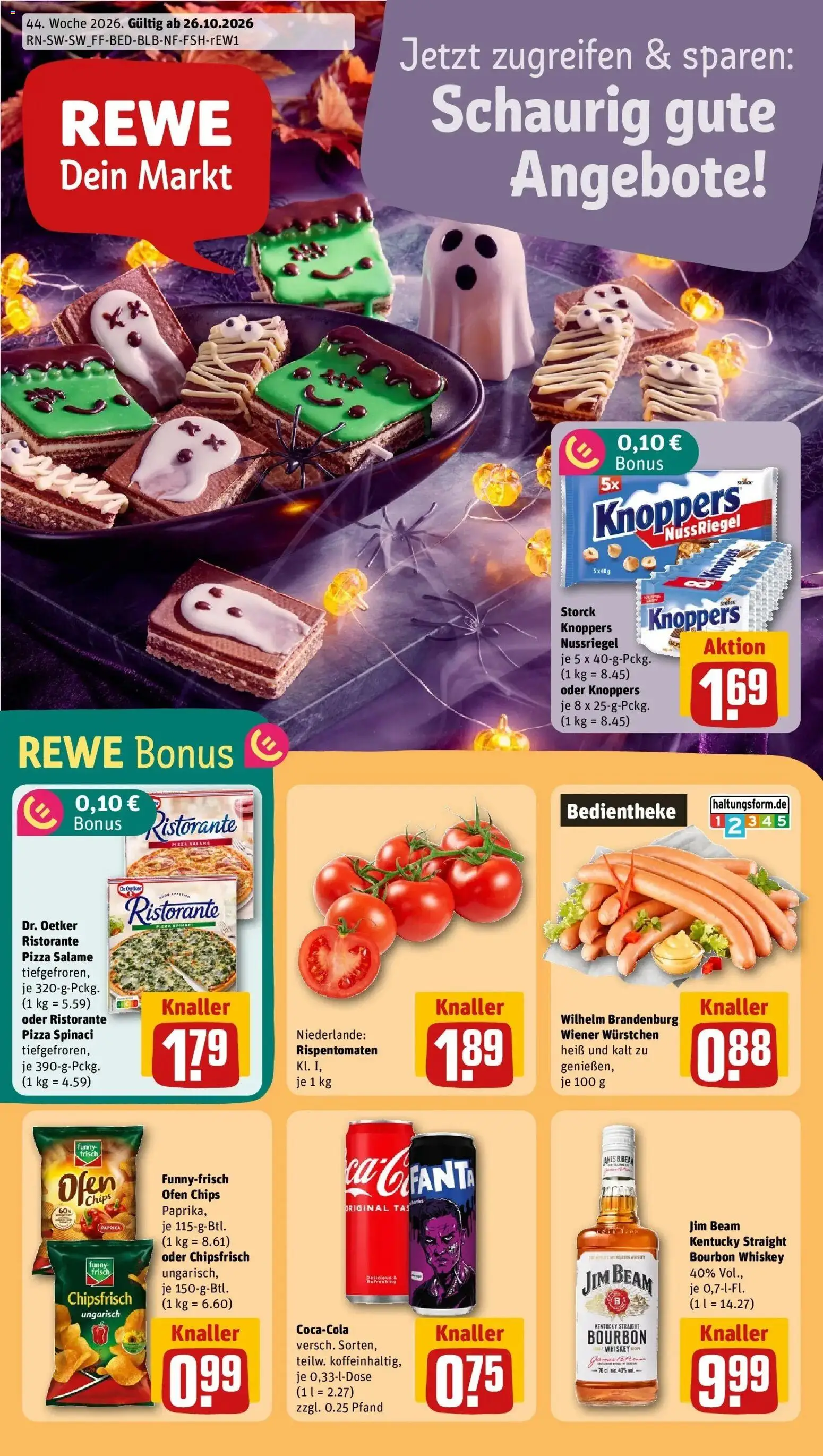 Vorschau von dem Prospekt des Geschäftes Rewe, gültig ab dem 26.10.2026