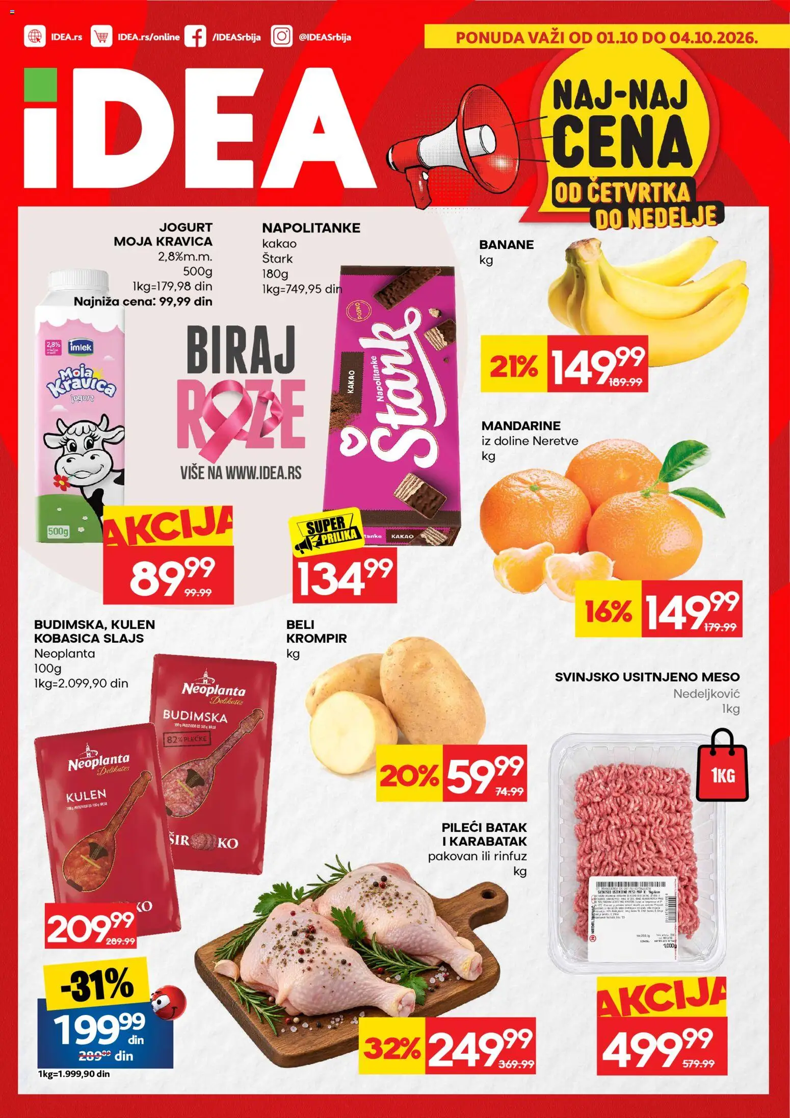 Pregled Idea kataloga - važi od 01.10.2026