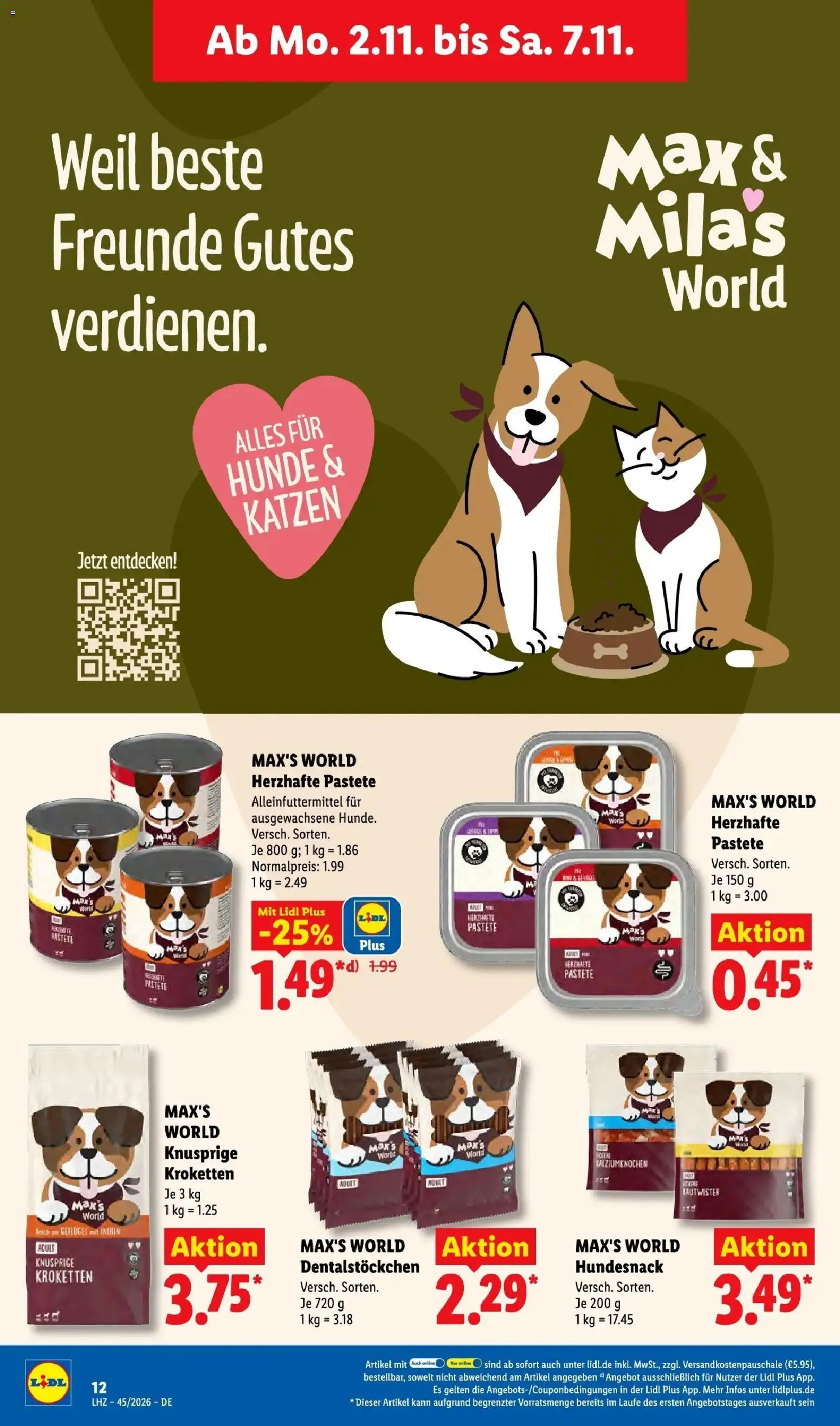 Vorschau von dem Prospekt des Geschäftes Lidl, gültig ab dem 02.11.2026