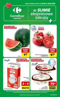 Pogląd gazetki "Carrefour gazetka - Express" ze sklepu Carrefour ważnej od 23.06.2026
