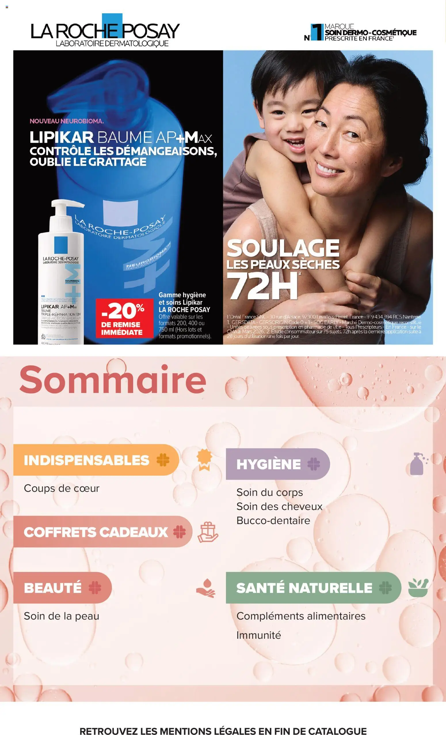 Prévisualisation de Carrefour Ma parapharmacie, soyez acteur de votre bien-être du magasin Carrefour formulaire valide 28/10/2026 - Body, Hygiène