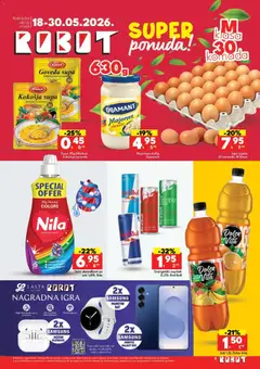 Pregled letka Robot katalog trgovine Robot vrijedi od 18.05.2026