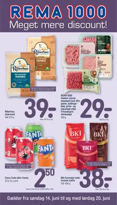 Eksempel på tilbudsavis Rema 1000 - Tilbudsavis uge 25 fra butik Rema 1000 gyldig fra 14/06/2026