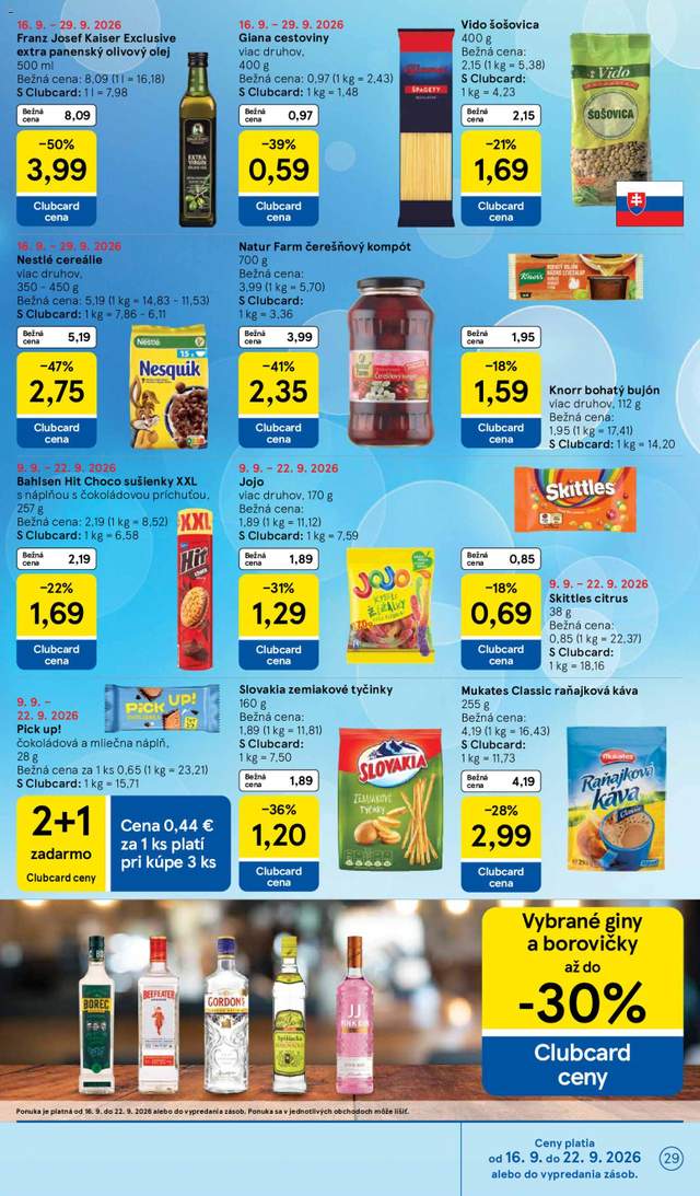 Nový Tesco leták od 16.09.