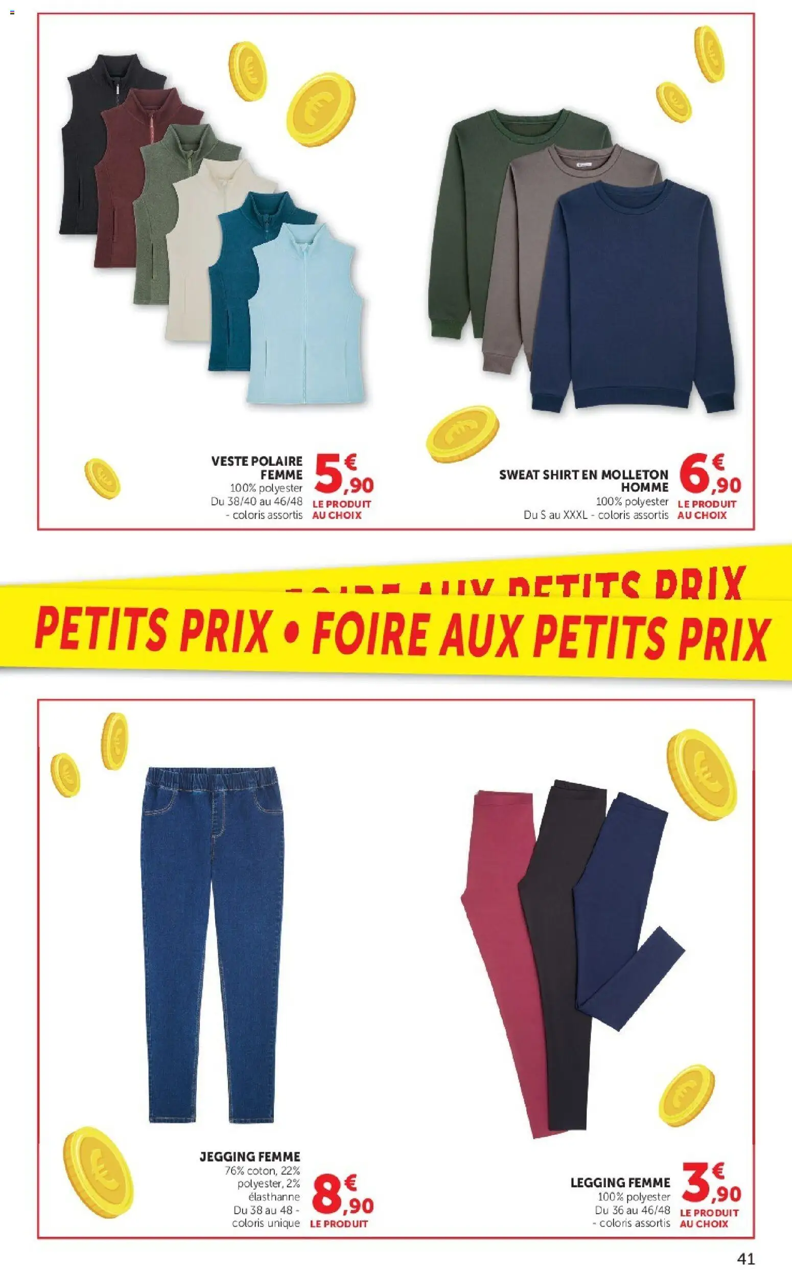 Prévisualisation de Super U catalogue du magasin Super U formulaire valide 08/09/2026 - Veste, Legging femme, Legging, Polaire, Veste polaire