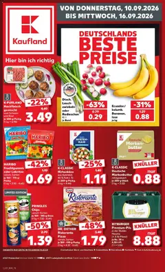 Vorschau von dem Prospekt des Geschäftes Kaufland, gültig ab dem 10.09.2026