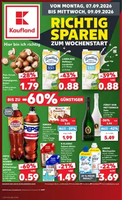 Vorschau von dem Prospekt des Geschäftes Kaufland, gültig ab dem 07.09.2026