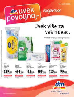 Pregled DM Drogerie kataloga - važi od 16.04.2026