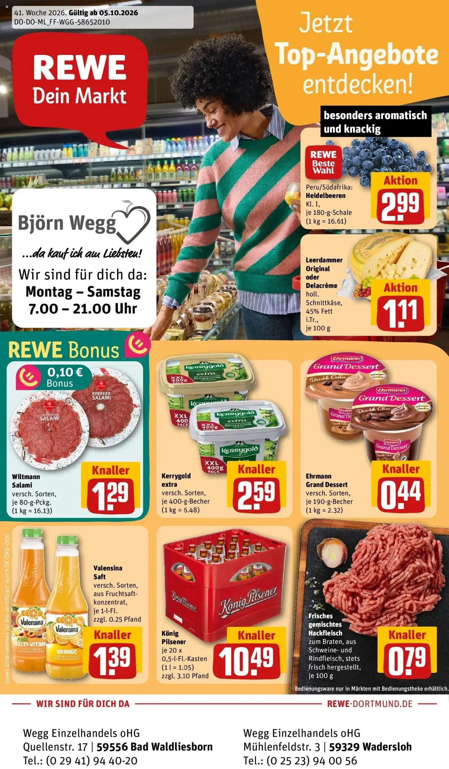Vorschau von dem Prospekt des Geschäftes Rewe, gültig ab dem 05.10.2026
