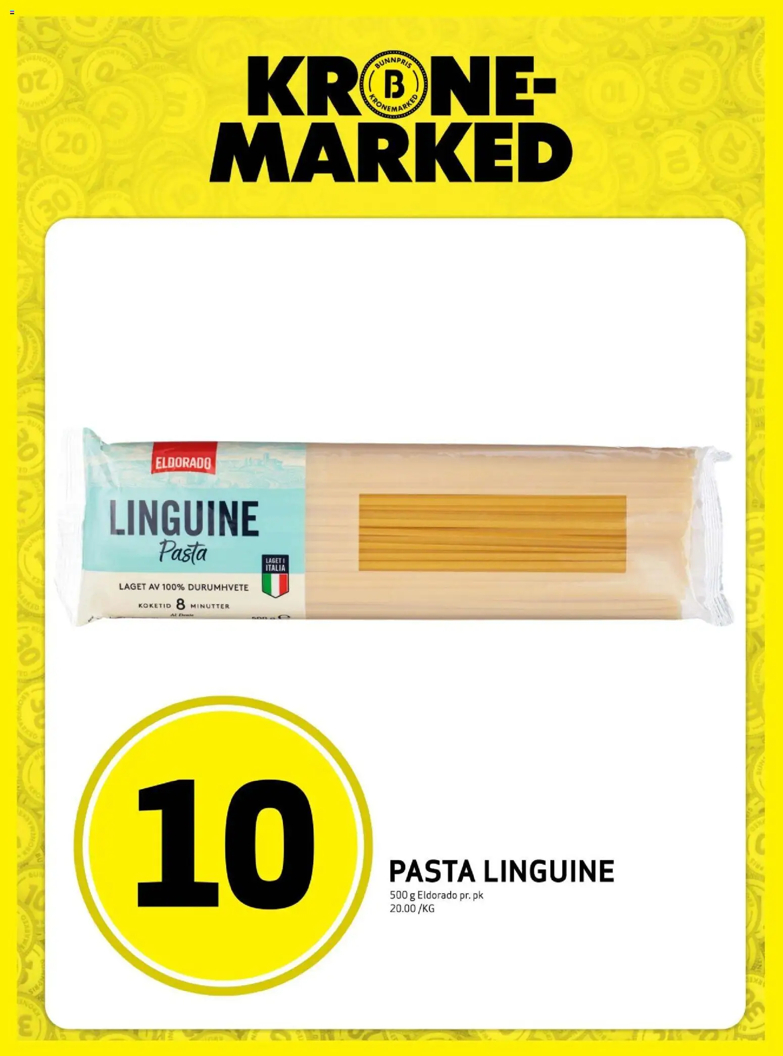 Forhåndsvis Bunnpris Oslo kundeavis fra butikk Bunnpris gyldig fra 07/04/2026 - Pasta
