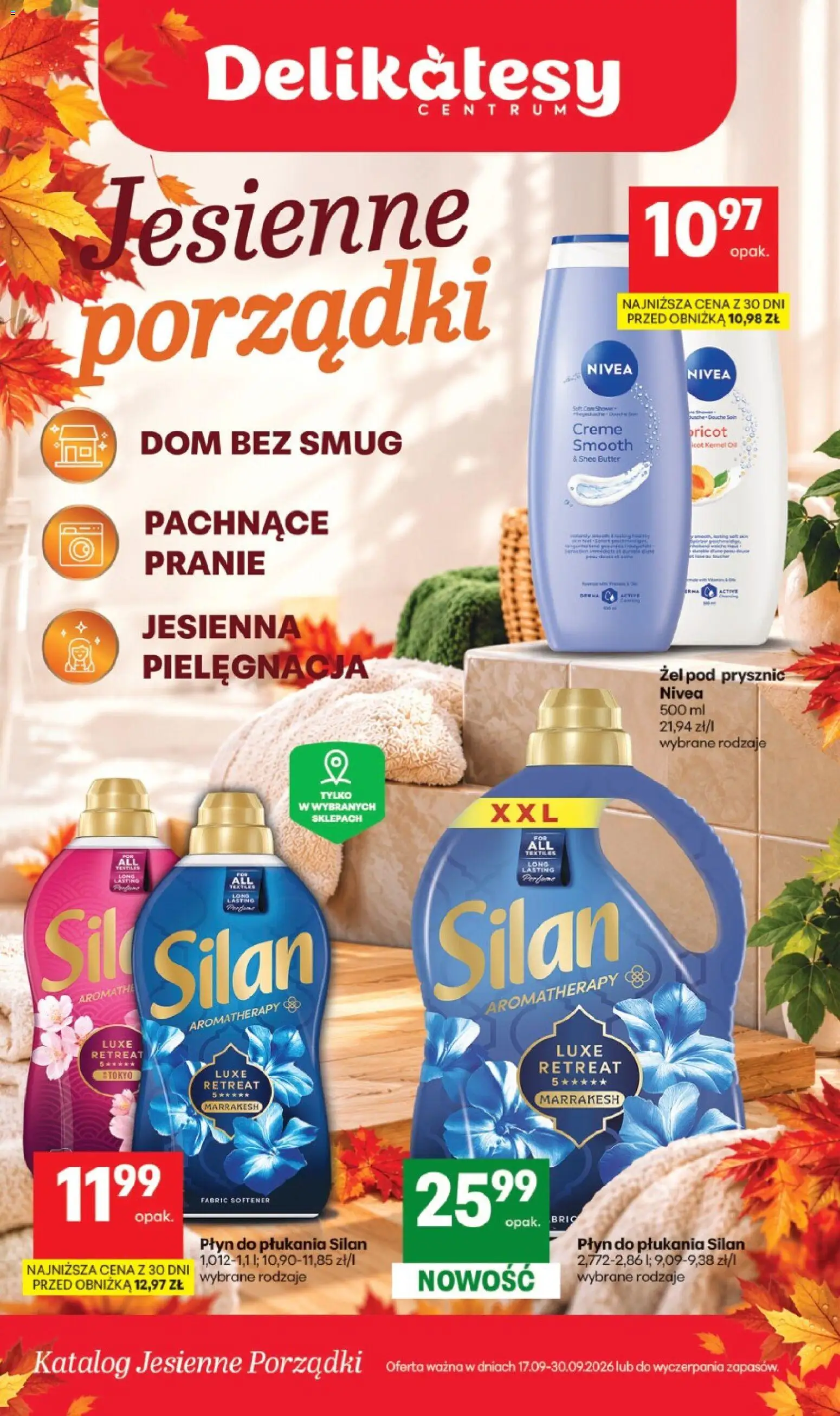 Pogląd gazetki "Delikatesy Centrum gazetka - Jesienne porządki" ze sklepu Delikatesy Centrum ważnej od 17.09.2026