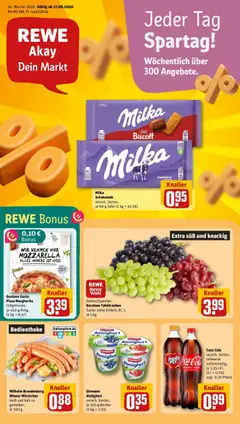 Vorschau von dem Prospekt des Geschäftes Rewe, gültig ab dem 17.08.2026