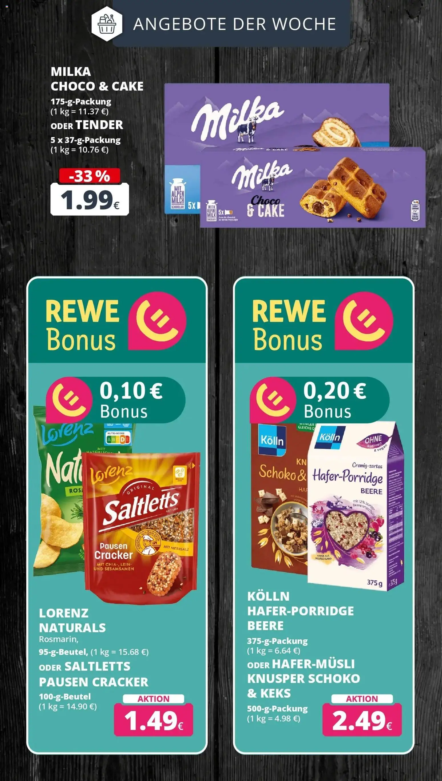 Vorschau von dem Prospekt des Geschäftes Rewe, gültig ab dem 26.10.2026