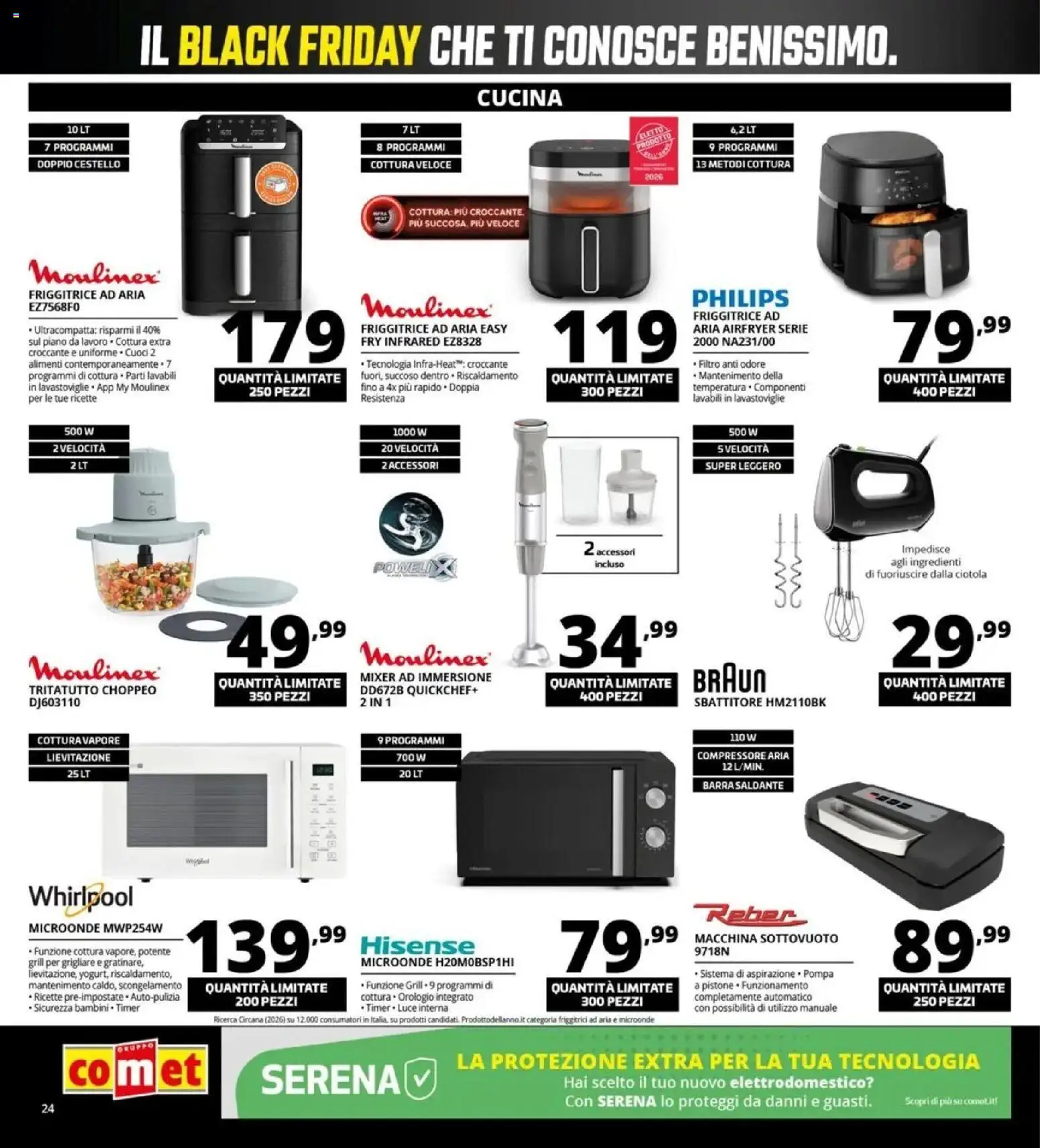 Anteprima dell'opuscolo Comet Black Friday dal negozio Comet valido da 29/10/2026