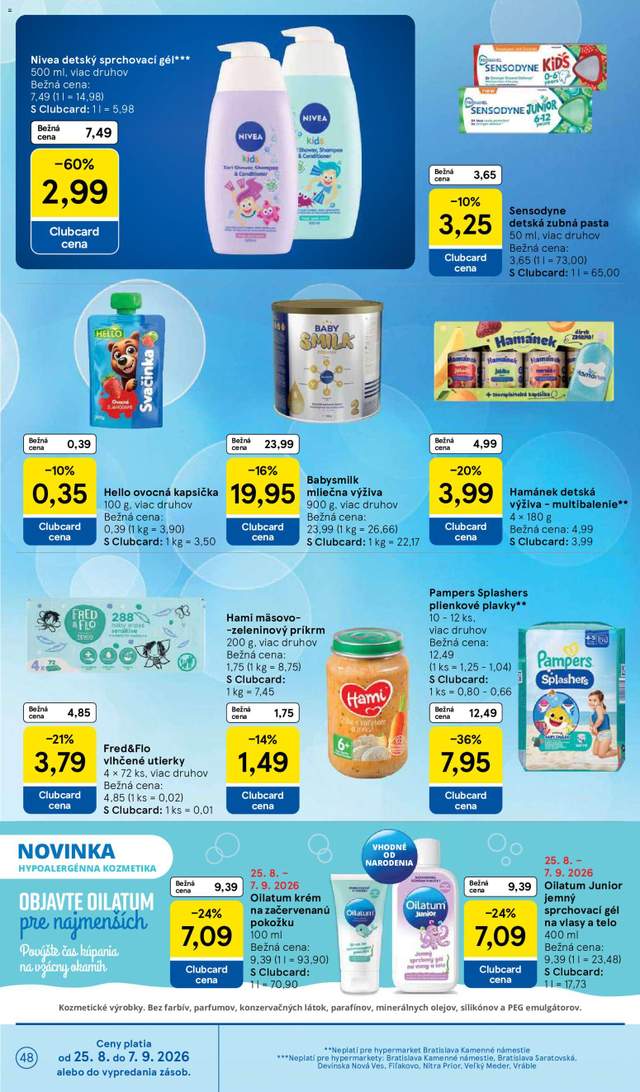 Nový Tesco leták od 26.08.