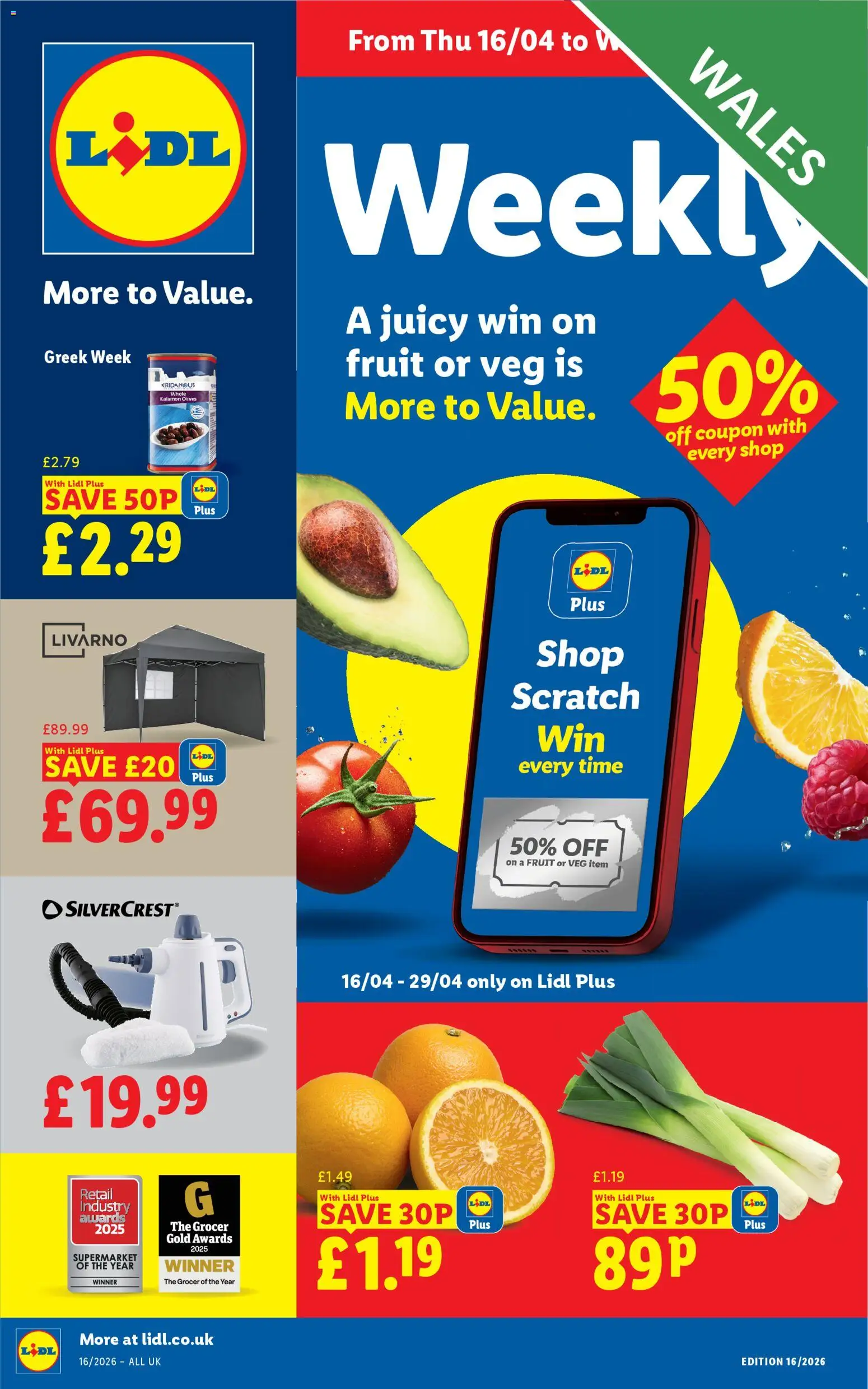 Preview of Lidl Lidl - Weekly Wales valid from 16/04/2026 - Fruit