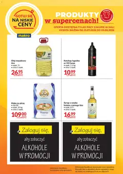 Pogląd gazetki "Makro gazetka - Gotuj się na niskie ceny" ze sklepu Makro ważnej od 21.07.2026