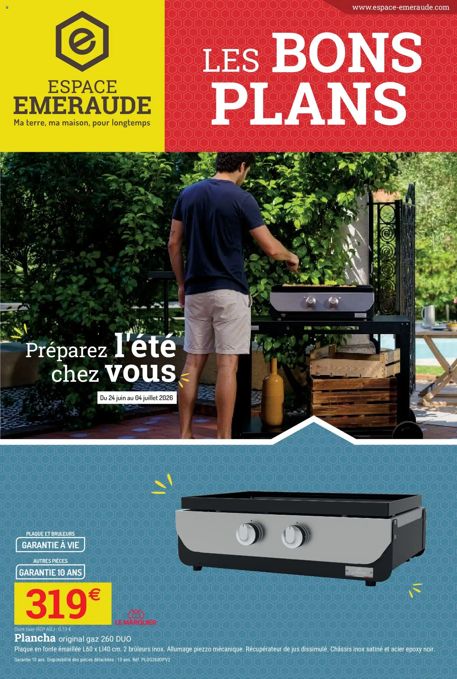 Prévisualisation de Espace Emeraude catalogue du magasin Espace Emeraude formulaire valide 24/06/2026