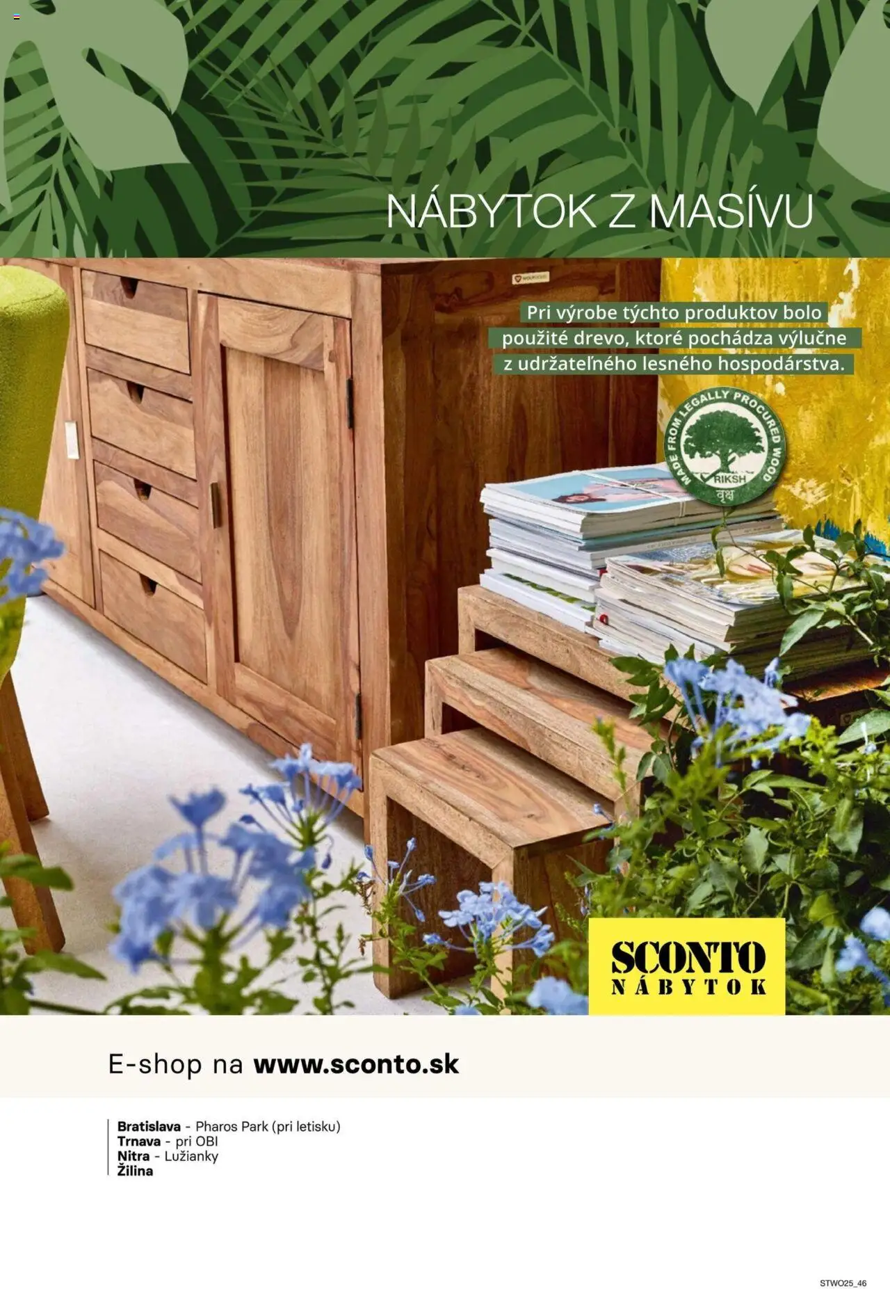 Náhľad Sconto nábytok letáku platného od 26.02.2025 - Komoda, Nábytok, Stolík