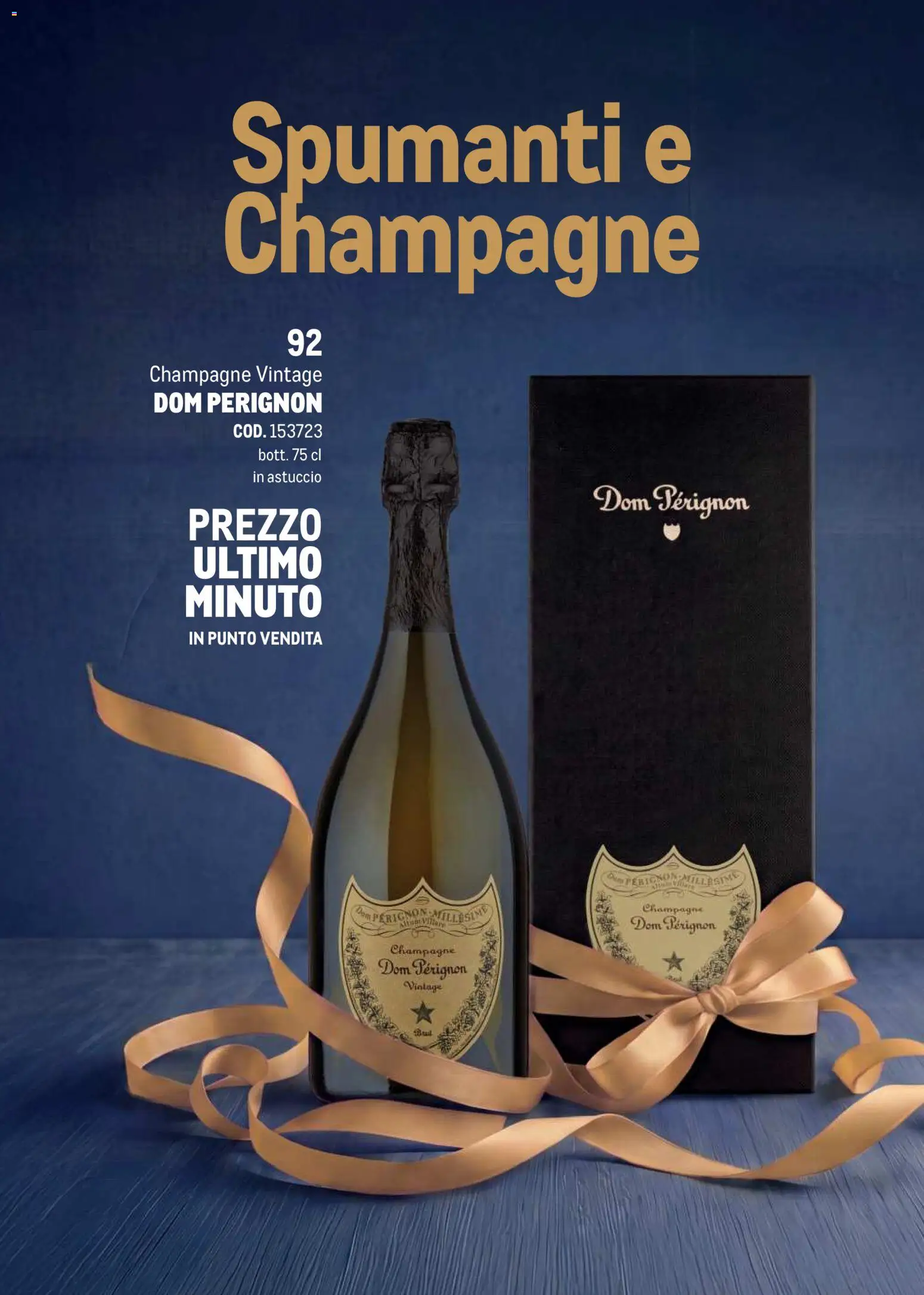 Anteprima dell'opuscolo Metro volantino Regalistica Natale dal negozio Metro valido da 19/10/2026 - Dom Pérignon, Champagne, Astuccio