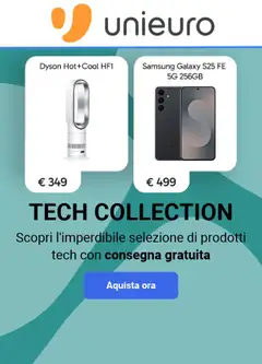Anteprima dell'opuscolo Volantino Unieuro - Tech Collection dal negozio Unieuro valido da 18/09/2026