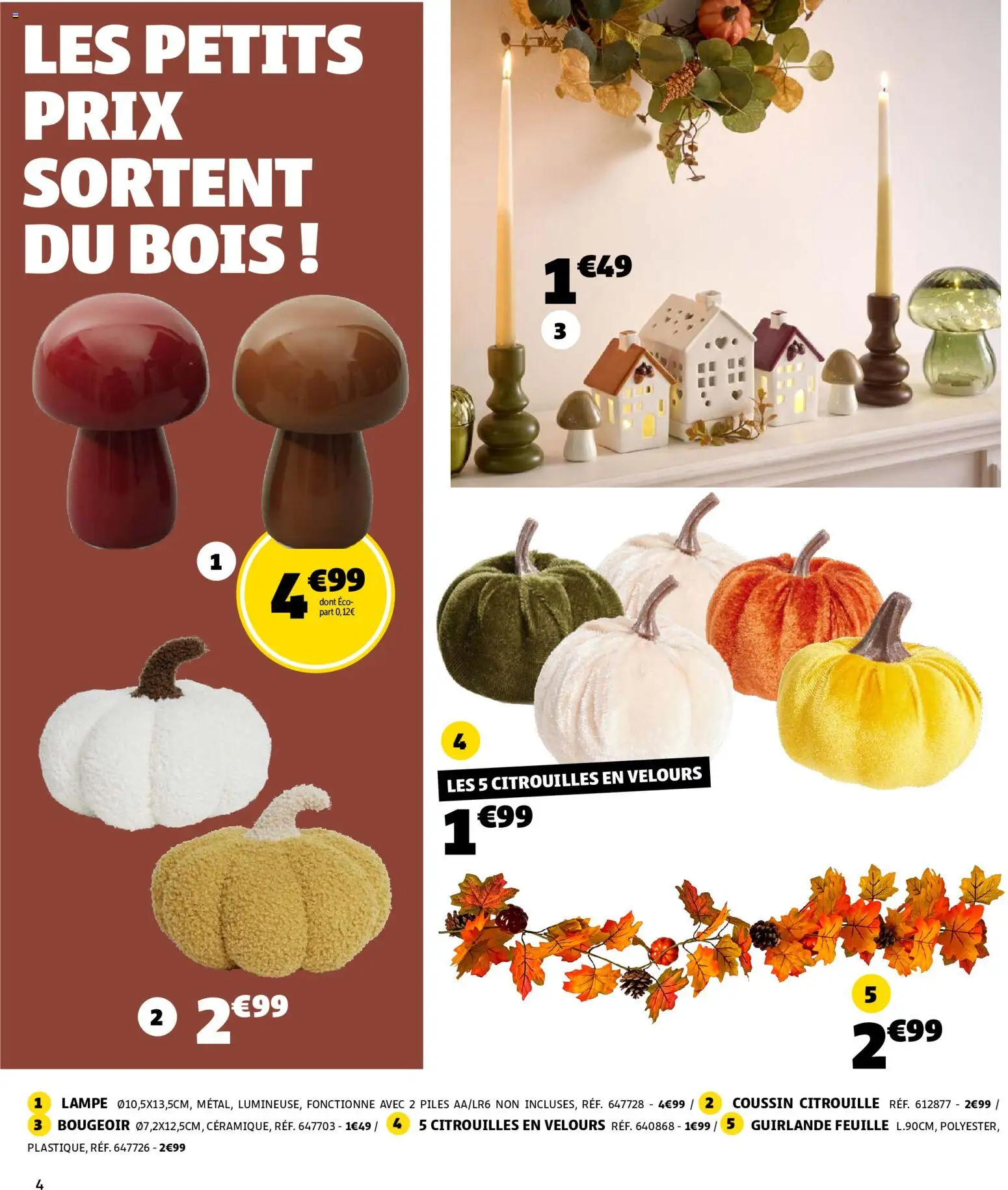 Prévisualisation de GiFi catalogue du magasin GiFi formulaire valide 01/09/2026 - Lampe, Citrouille, Piles