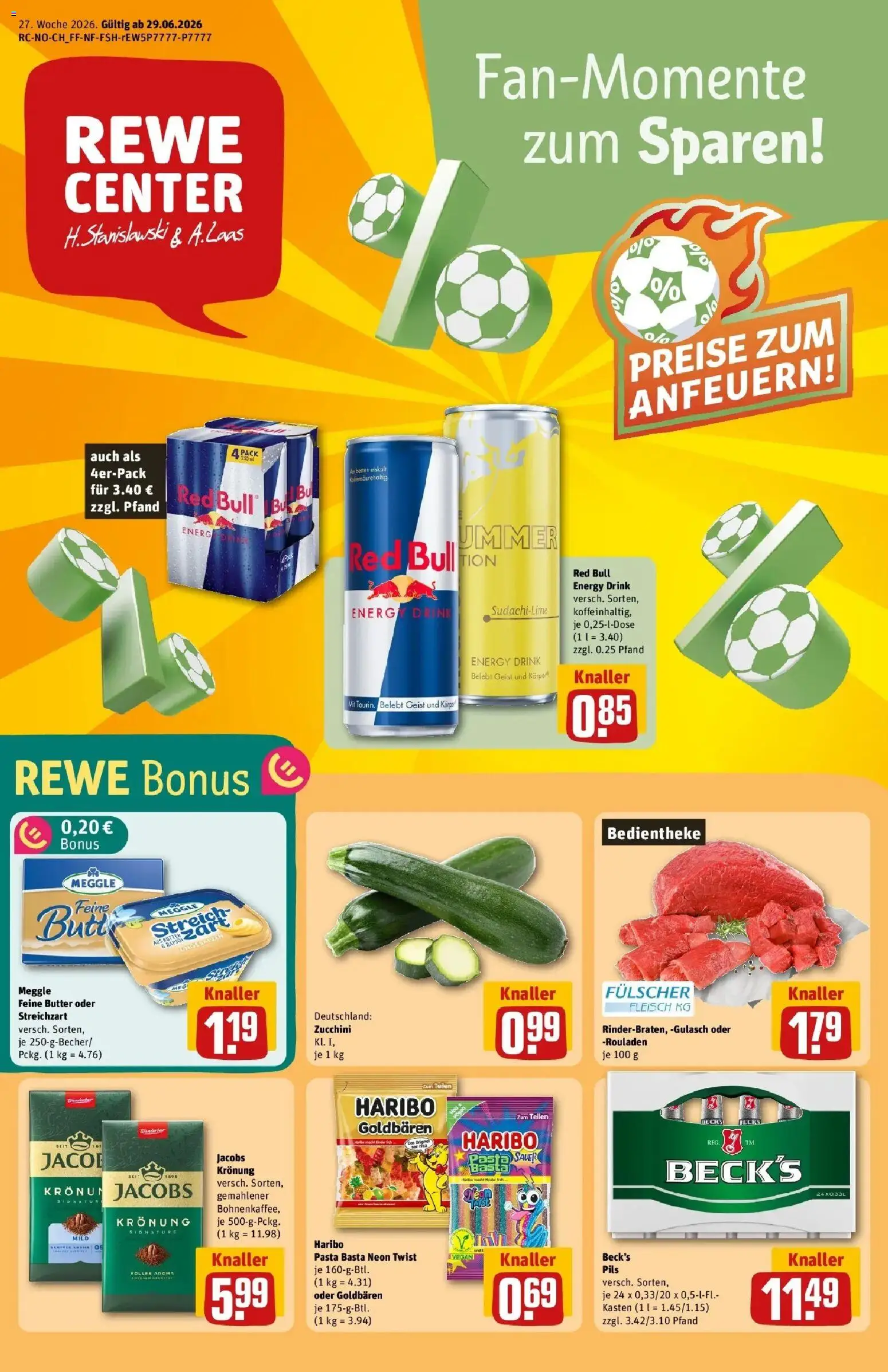 Vorschau von dem Prospekt des Geschäftes Rewe, gültig ab dem 29.06.2026