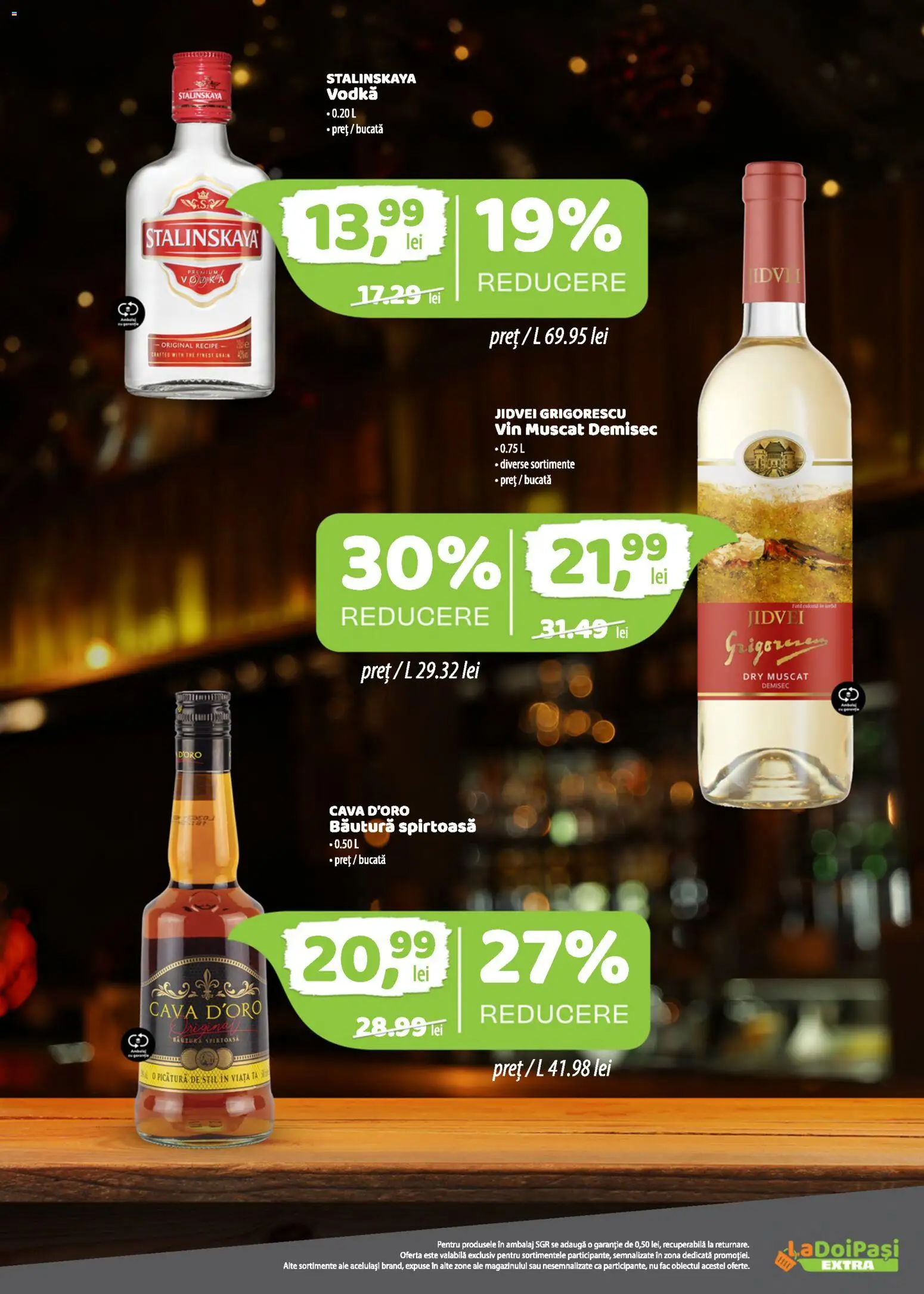 Previzualizarea de cataloage: LaDoiPași LaDoiPași Catalog extra valabil de la 01.11.2026 - Vin, Vodka