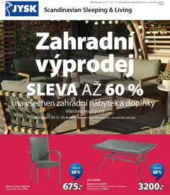 Náhled nabídky: JYSK JYSK leták - Zahradní výprodej platný od 27.07.2026