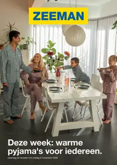 Voorbeeld van Zeeman folder van winkel Zeeman geldig vanaf 24-10-2026