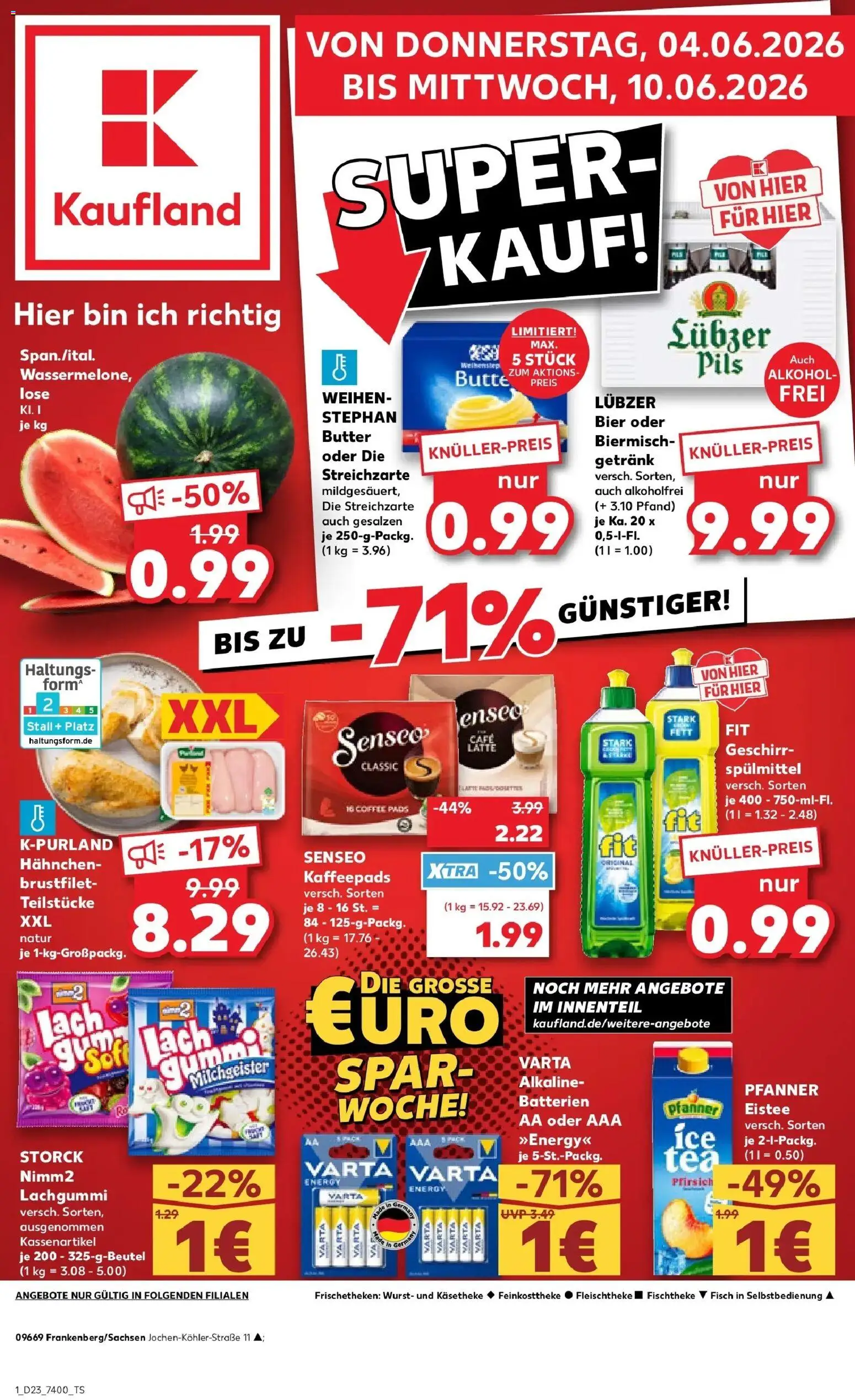 Vorschau von dem Prospekt des Geschäftes Kaufland, gültig ab dem 04.06.2026