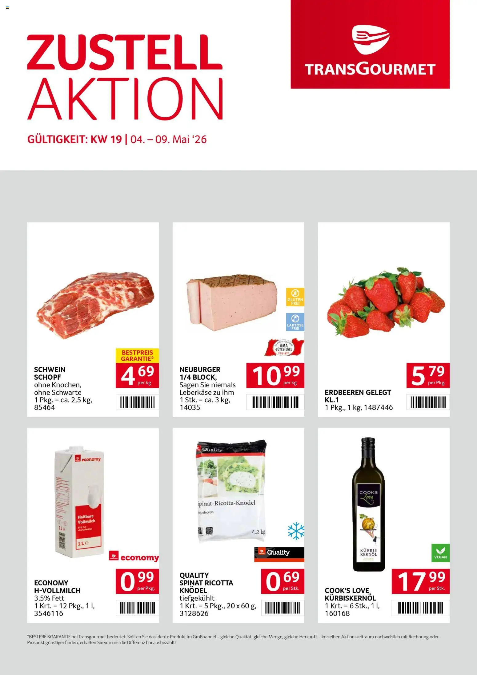 Vorschau der Angebote: Transgourmet Transgourmet Zustellaktion gültig ab 04.05.2026