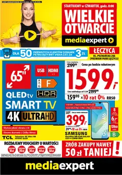Pogląd gazetki "Mediaexpert promocje - Wielkie otwarcie Łęczyca" ze sklepu Mediaexpert ważnej od 03.09.2026