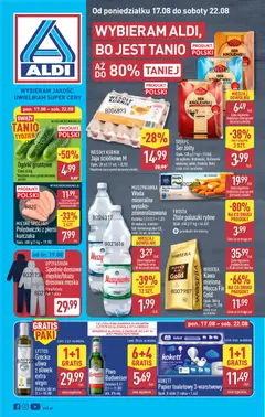 Pogląd gazetki "Aldi gazetka" ze sklepu Aldi ważnej od 17.08.2026