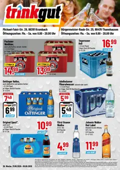 Vorschau von dem Prospekt des Geschäftes Trinkgut, gültig ab dem 31.08.2026