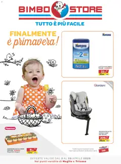 Anteprima dell'opuscolo Bimbo store volantino Maglie e Tricase dal negozio Bimbo store valido da 02/04/2026