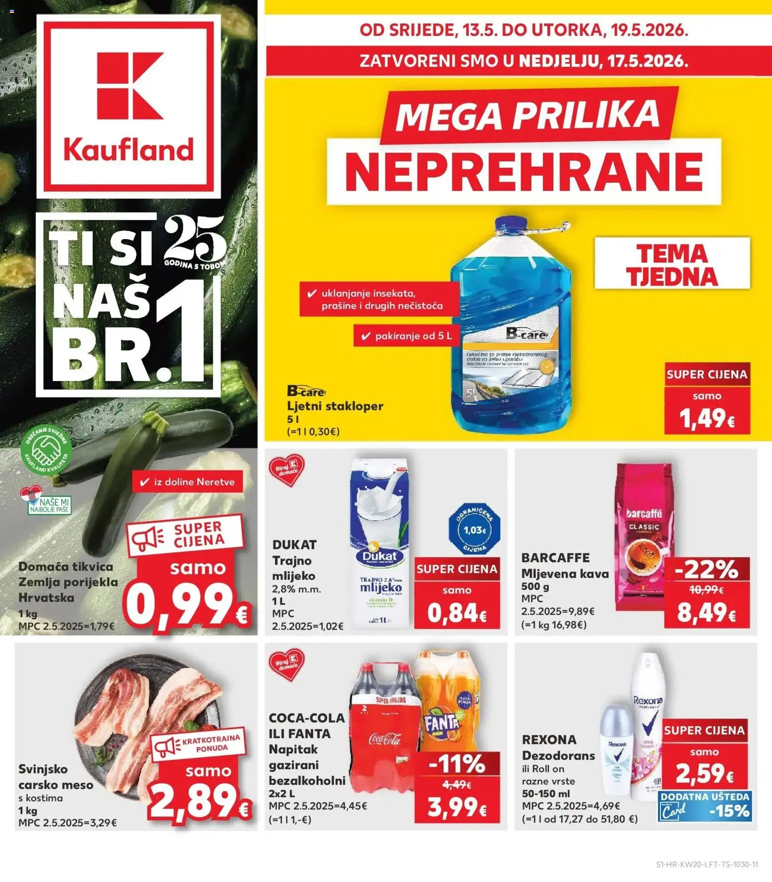 Pregled letka Kaufland katalog do 19.05.2026 trgovine Kaufland vrijedi od 12.05.2026
