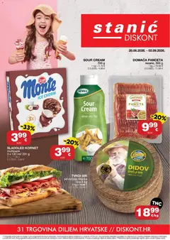 Pregled letka Stanić Diskont Katalog trgovine Stanić Diskont vrijedi od 20.08.2026