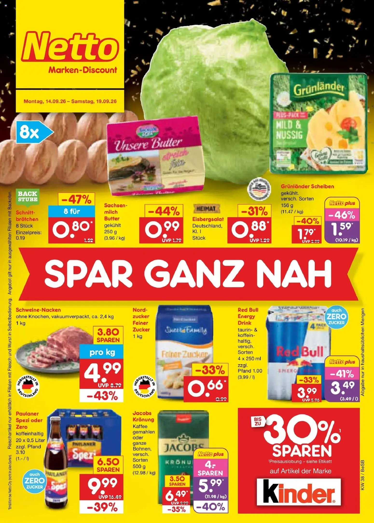 Vorschau von dem Prospekt des Geschäftes Netto Marken-Discount, gültig ab dem 14.09.2026