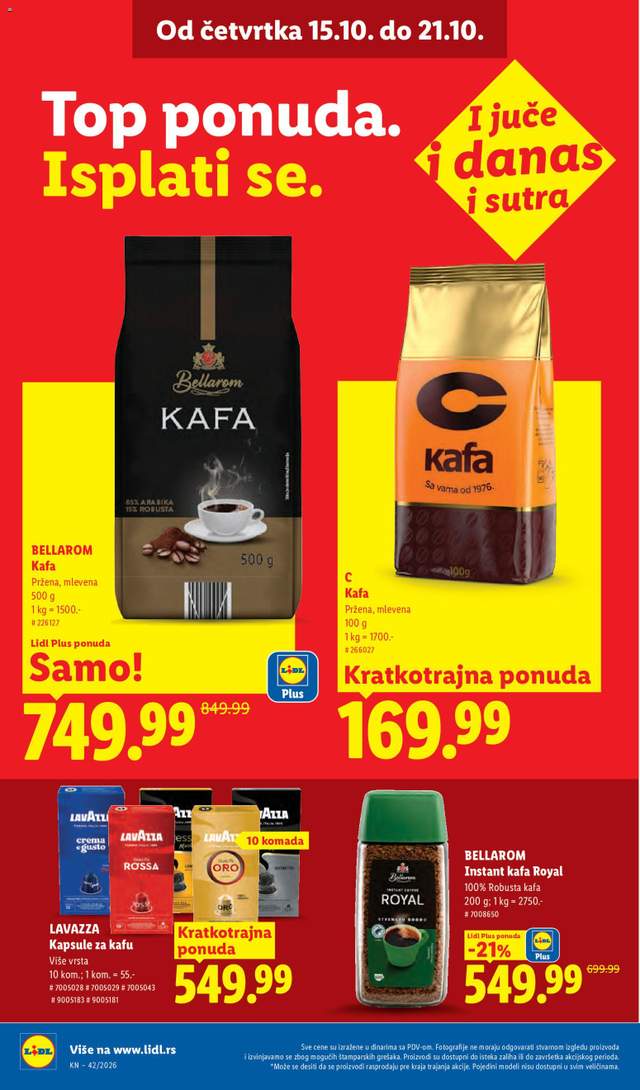 Novi Lidl katalog od 15.10.